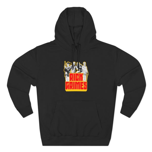 Invincible the Walking Dead - Rick Grimes Three-Panel Fleece Hoodie