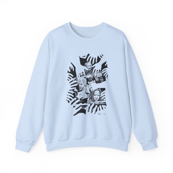 Invincible the Walking Dead "No Escape" Unisex Heavy Blend™ Crewneck Sweatshirt